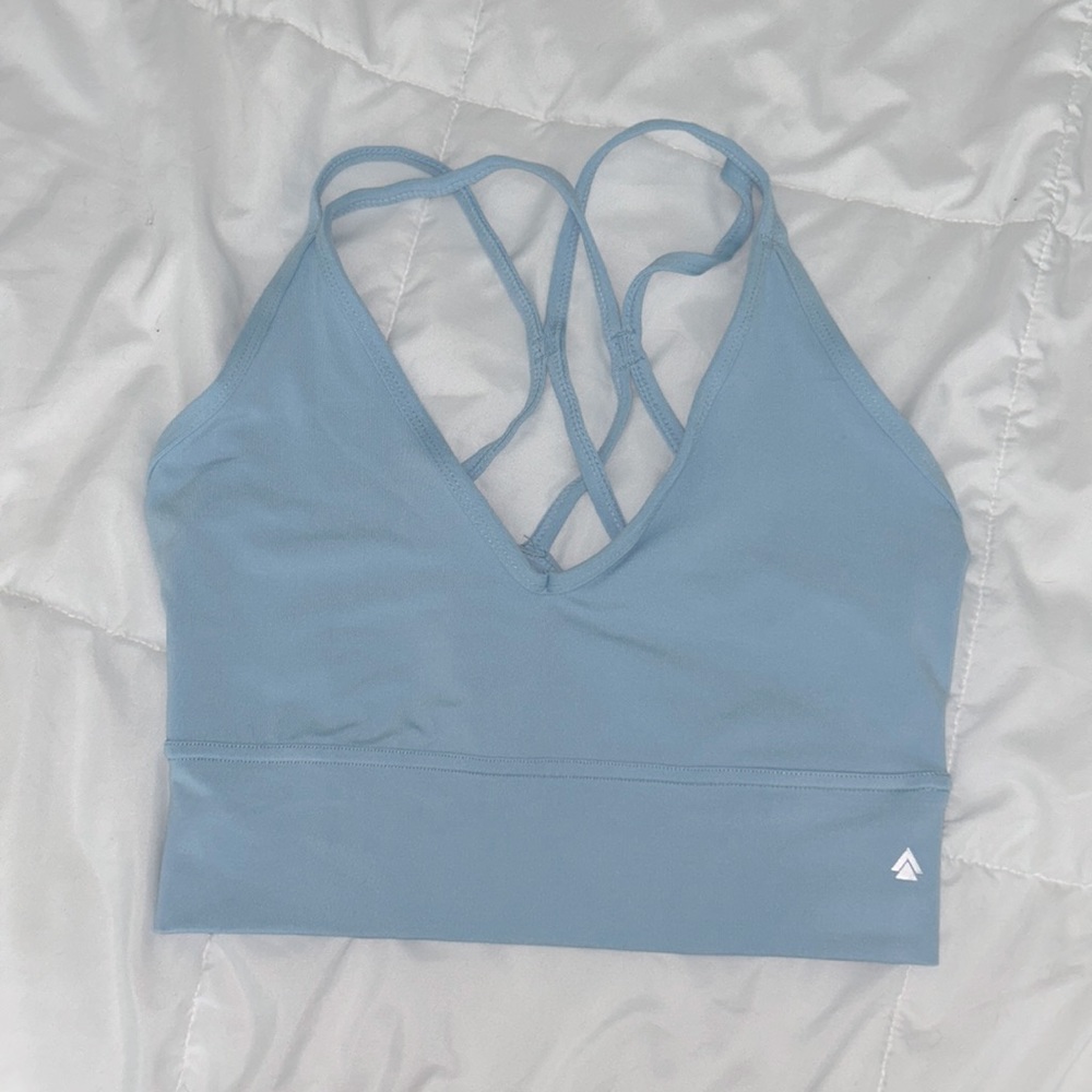 Baby Blue Cali Sports Bra-M